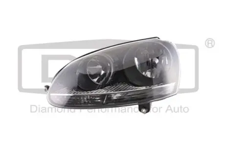 Фара (L) VW Golf V/Jetta III 03-10 (біла рамка/без моторчика) DPA 89410297902 Купити в Україні
