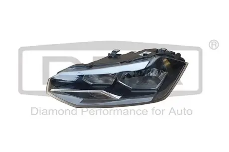 Фара (L) VW Polo 17- (подвійний галоген/без лампочки) DPA 89411789202 Купити в Україні