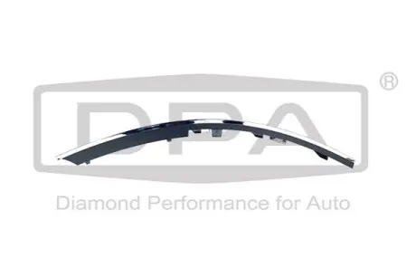 Накладка бампера (переднього) Audi A6 04-11 (R) DPA K80003502 Купити в Україні