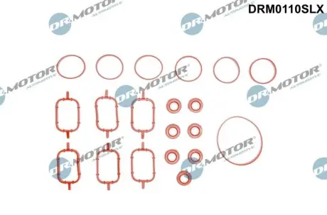 Комплект прокладок колектора впускного BMW 3 (E46/E90)/5 (E39/E60) 2.0-3.0 (M47/M57/N57) 98-11 DR.MOTOR DRM0110SLX Купити в Україні