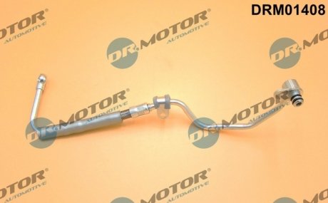 Трубка турбокомпрессора ДВЗ (чорний метал) DR.MOTOR DRM01408 (фото 1)