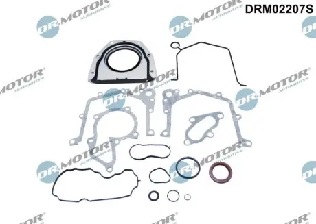 Комплект прокладок двигуна 14 елементiв DR.MOTOR DRM02207S Купити в Україні