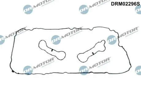 Прокладка кришки клапанів BMW 5 (F10/G30)/X5 (F15/G05) 4.4i (N63/S63) 11- (1-4 циліндр) (к-кт) DR.MOTOR DRM02296S