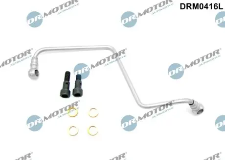 Трубка турбокомпрессора ДВЗ (чорний метал) DR.MOTOR DRM0416L Купити в Україні