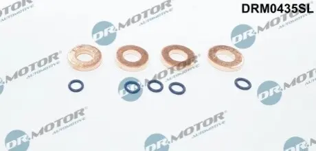 Фото Шайба під форсунку Ford Mondeo/Focus 2.0 TDCi 10- (к-кт 4шт) (+ ущільнювачі) DR.MOTOR (DRM0435SL) зображення 1