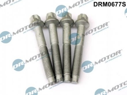 Комплект болтов с головкой системы TORX из черного металла DR.MOTOR DRM0677S (фото 1)