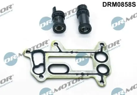 Прокладка фільтра масляного BMW 1 (E87)/3 (E90)/5 (E60)/X1/X3 2.0D 03-15 N47 (+2 штуцери) DR.MOTOR DRM0858S Купити в Україні