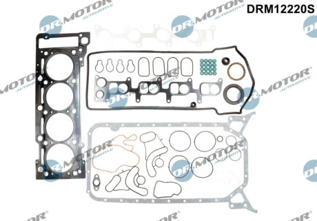 Комплект прокладок из разных материалов DR.MOTOR DRM12220S