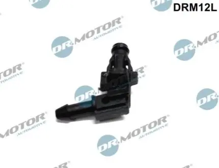 Штуцер шланга зливу Г-подібний (пласт.) (Delphi) DR.MOTOR DRM12L Купити в Україні