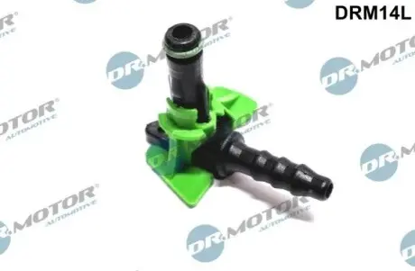 Штуцер шланга зливу Г-подібний (пласт.) (Siemens) DR.MOTOR DRM14L