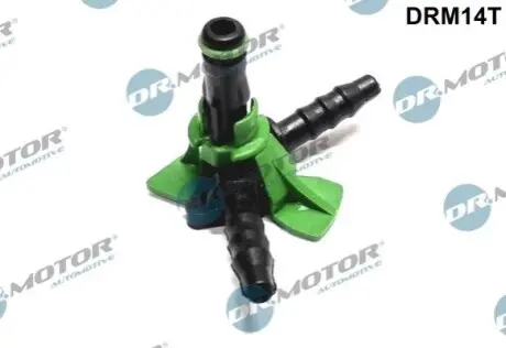 Штуцер шланга зливу Т-подібний (пласт.) (Siemens) DR.MOTOR DRM14T