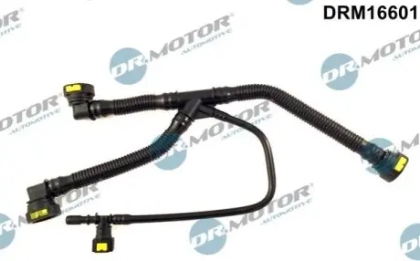 Шланг вентиляции пластиковый с фитингами. DR.MOTOR DRM16601 Купить в Украине