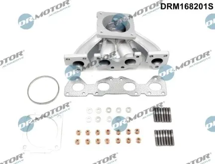 Колектор випускний в комплекті з кріпленням і прокладками DR.MOTOR DRM168201S Купити в Україні