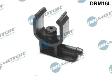 Штуцер шланга зливу Г-подібний (пласт.) (Delphi) DR.MOTOR DRM16L
