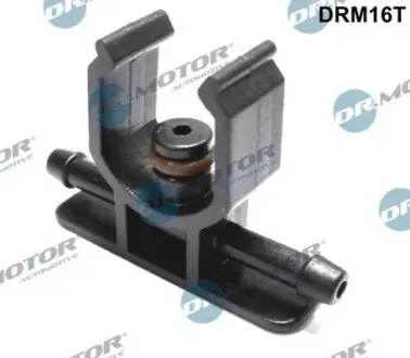 Штуцер шланга зливу Т-подібний (пласт.) (Delphi) DR.MOTOR DRM16T Купити в Україні