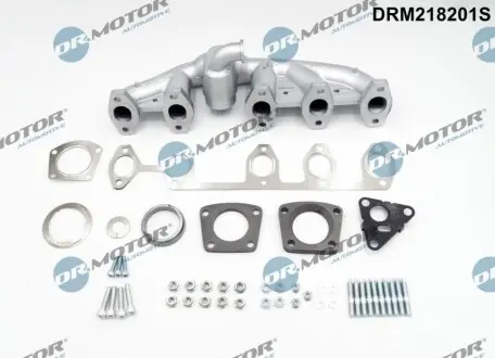 Колектор випускний в комплекті з кріпленням і прокладками DR.MOTOR DRM218201S Купити в Україні