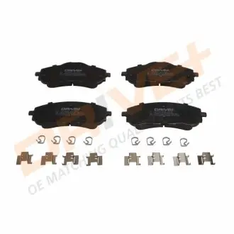 Колодки гальмівні (передні) Citroen Berlingo 18-/Peugeot 308 13-/Partner 18 DRIVE DP1010101219