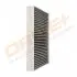 Фільтр салону Skoda Fabia/Roomster/VW Polo 99-10 (вугільний) DRIVE (DP1110120224) зображення 6