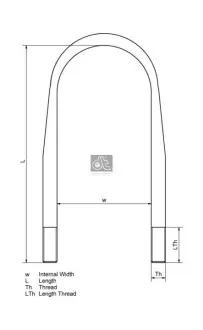Скоба крепления рессоры DT 125417