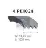 Ремінь генератора Toyota Avensis/Carina/Celica/Corolla 1.6 -01 (3PK630) DT (754801) зображення 2