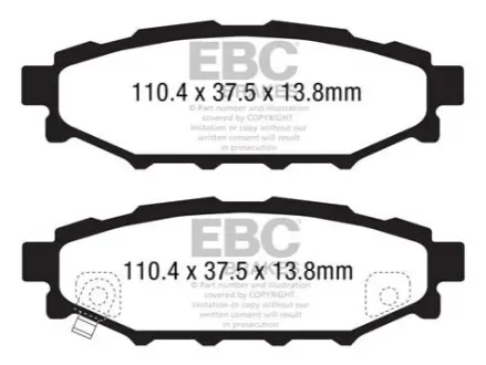 Автозапчасть EBC DP1584
