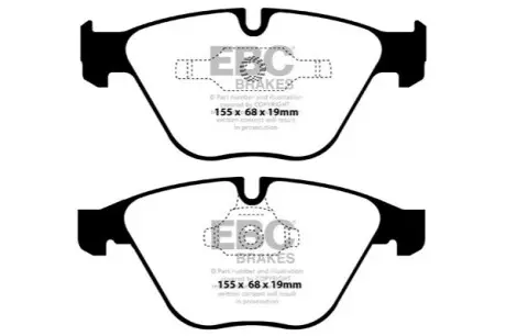 Комплект гальмівних колодок, дискове гальмо EBC DP42006R