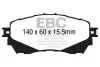 Комплект гальмівних колодок, дискове гальмо EBC (DP42170R) зображення 1