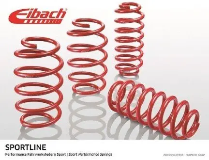 Занижуючі пружини, Sportline, 4шт, (45-50мм / 35мм) (920кг / 1060кг) BMW 1 (E81), 1 (E87) 2.0D/3.0 06.04-12.11 EIBACH E20200130222