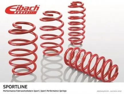 Занижуючі пружини, Sportline, 4шт, (30мм / 35-40мм) (1010кг / 870кг) VW POLO VI 2.0 11.17 EIBACH E20810160422