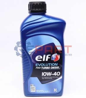 Масло моторное Evolution 700 Turbo Diesel 10W40 (1 Liter) - (1942189, 1942045, 1942044) ELF 214126