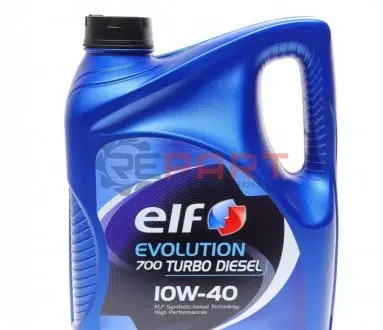 Олива мот 10W40 5L(SN) EVOL.700 TD =201553=203700 ELF 216672 Купити в Україні