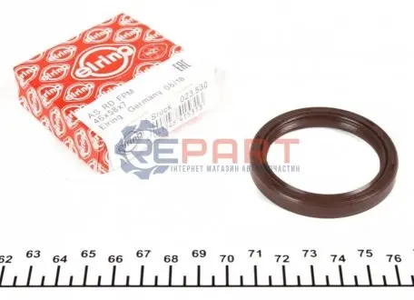 Сальник колінвалу (передній) Renault Megane 2.0 CVT 09- (46x58x7) ELRING 023.530 Купити в Україні