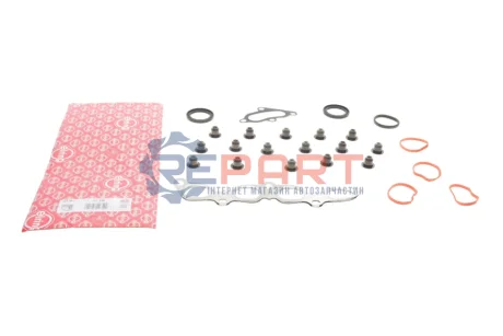 Комплект прокладок двигуна (верх) FORD FIESTA V, FIESTA VI, FUSION MAZDA 2 1.2/1.25/1.4 11.01-04.17 Elring 024961 Купити в Україні
