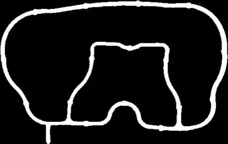 Прокладка впускного колектора FORD KA, STREET KA 1.6 02.01-11.08 Elring 025250