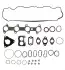 Фото Комплект прокладок двигуна (верх) FIAT DOBLO, PALIO, PUNTO, STRADA ZASTAVA 10 1.9D 09.99 Elring (027990) зображення 1