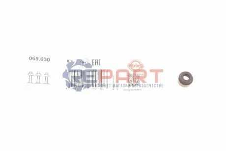 Фото Сальник клапана (впуск/випуск) Renault Master 2.3dCI 10-/Megane 2.0dCi 05- (6x8,8/6x12,2x9,5) ELRING (069.630) зображення 1