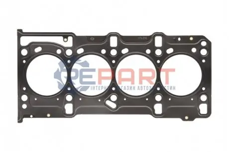 Прокладка ГБЦ (товщина: 0,82мм) ALFA ROMEO MITO CHEVROLET AVEO CITROEN NEMO FIAT 500, 500 C, 500L, 500X, DOBLO, DOBLO CARGO, FIORINO, GRANDE PUNTO, IDEA, LINEA, PALIO, PANDA, PUNTO 1.3D 06.03 Elring 076358 Купити в Україні