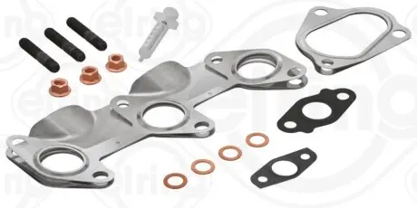 Монтажний комплект турбіни (з прокладками) HYUNDAI I20 I, I20 II KIA RIO III 1.1D 09.11 Elring 083940