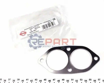 Прокладка випускної системи OPEL ASCONA B, ASCONA C, ASTRA F, CORSA A, CORSA A TR, KADETT D, KADETT E, KADETT E COMBO, MANTA B, VECTRA A 1.3/1.6D/1.7D 03.79-01.99 Elring 108.987 Купити в Україні