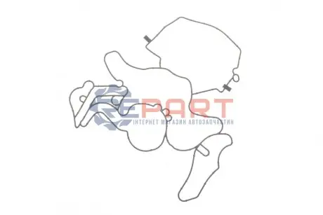 Прокладка корпуса КПП AUDI A4 ALLROAD B8, A4 B8, A5, A6 ALLROAD C7, A6 C7, A7, A8 D4, Q5, Q7 PORSCHE CAYENNE, PANAMERA VW TOUAREG 3.0D 11.07-09.18 Elring 122472 Купити в Україні