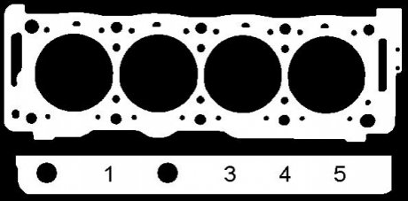 Прокладка головки циліндра ELRING 147011 (фото 1)