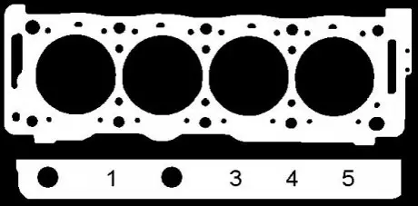 Прокладка ГБЦ (товщина: 1,57мм) CITROEN EVASION, XANTIA, XM FIAT ULYSSE LANCIA ZETA PEUGEOT 406, 605, 806 2.1D 05.89-10.04 Elring 147011 Купити в Україні