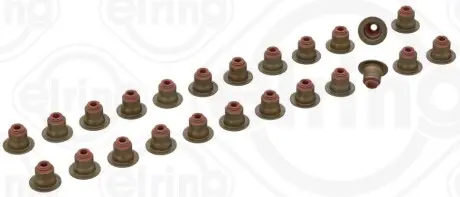Комплект сальників клапана BMW 7 (E65, E66, E67), 7 (F01, F02, F03, F04), 7 (G11, G12) ROLLS-ROYCE CULLINAN, DAWN, GHOST I, GHOST II, GHOST II EXTENDED WHEELBASE 6.0/6.6/6.75 01.03 Elring 199430