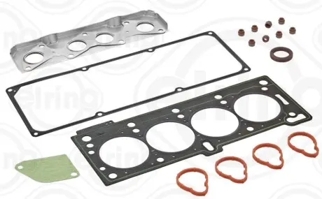 Комплект прокладок двигуна (верх) RENAULT CLIO II, KANGOO, KANGOO EXPRESS, MEGANE I, MEGANE I CLASSIC, THALIA I, THALIA II 1.4/1.6 01.96 Elring 332710