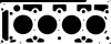 Прокладка ГБЦ (товщина: 0,4мм) FORD FIESTA, FIESTA IV, KA 1.0 04.96- Elring (383230) зображення 1