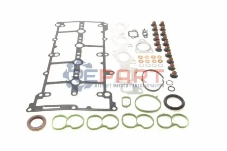 Комплект прокладок двигуна (верх) ALFA ROMEO GIULIETTA, MITO FIAT BRAVO, BRAVO II, DOBLO, DOBLO CARGO, GRANDE PUNTO, IDEA, LINEA, PUNTO EVO LANCIA DELTA III, MUSA OPEL COMBO 1.6D 09.07 Elring 399870 Купити в Україні