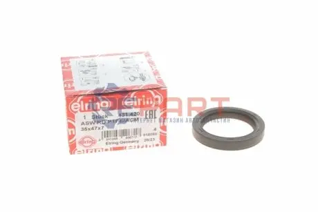 Сальник колінвалу (передній) Renault 1.5dci-3.0dci (35x47x7) ELRING 431420 Купити в Україні