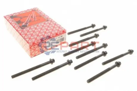 Комплект болтів ГБЦ CITROEN BERLINGO, BERLINGO MULTISPACE, C-ELYSEE, C2, C3 I, C3 III, C3 PLURIEL, C4, C4 I, C4 II, SAXO, XSARA, XSARA PICASSO PEUGEOT 1007, 106 II, 206 1.6/1.6ALK/1.6LPG 02.96 Elring 431440 Купити в Україні
