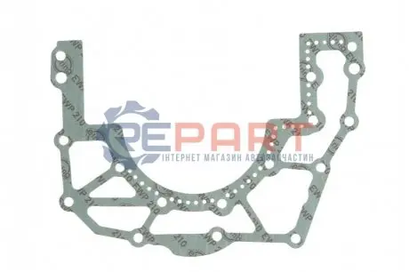 Прокладка корпуса КПП AUDI A4 B5, A4 B6, A6 C5, A8 D2, ALLROAD C5, CABRIOLET B3 SKODA SUPERB I VW PASSAT B5, PASSAT B5.5 2.4-2.8 11.92-03.08 Elring 432.471 Купити в Україні