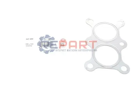 Прокладка випускної системи AUDI A3 SEAT ALTEA, ALTEA XL, CORDOBA, CORDOBA VARIO, IBIZA II, LEON, TOLEDO II, TOLEDO III SKODA OCTAVIA I, OCTAVIA II VW BORA, BORA I 1.4-1.6LPG 12.95-05.15 Elring 447450 Купити в Україні